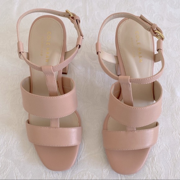 Cole Haan blush pink leather sandals - Picture 3 of 8